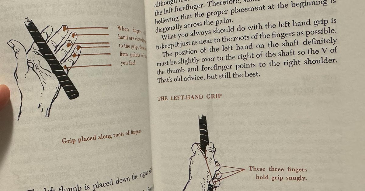 How to grip a golf club